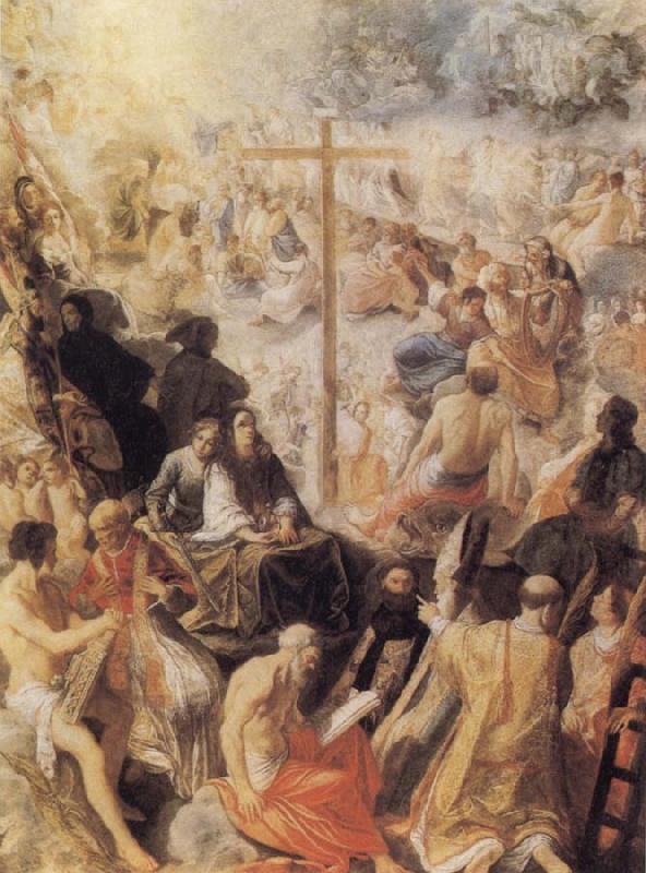 Adam  Elsheimer The Glorification of the Cross France oil painting art